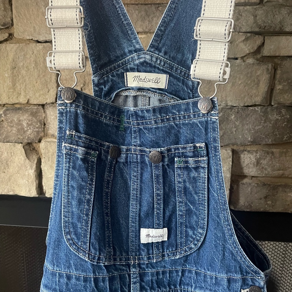 Madewell Blue Denim Overalls